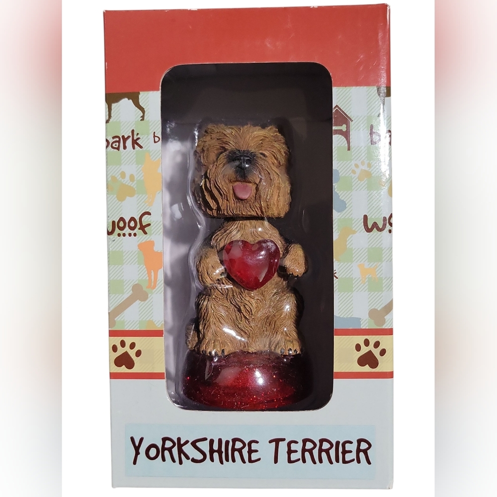 My Favorite Breed Yorkshire Terrier Bobblehead LED Figurine NIB Dogbreedstore - Picture 2 of 8